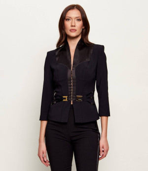 Elisabetta Franchi Żakiet | Slim Fit