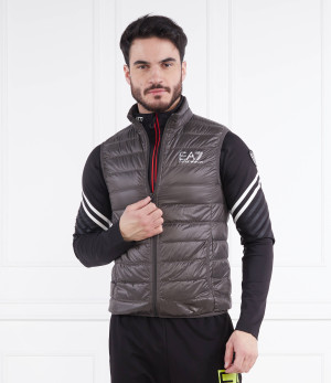 EA7 Puchowy bezrękawnik | Regular Fit