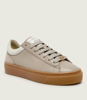 Furla Skórzane sneakersy FURLA ENJOY | zamsz