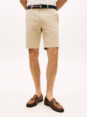 Tommy Hilfiger Szorty chino + pasek Denton | Slim Fit