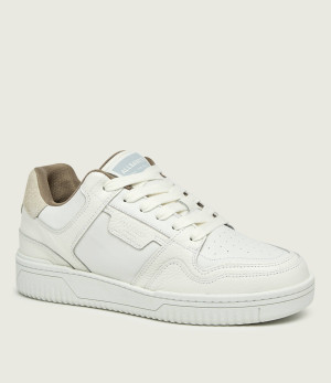 AllSaints Skórzane sneakersy REGAN PLUS LOW TOP | zamsz