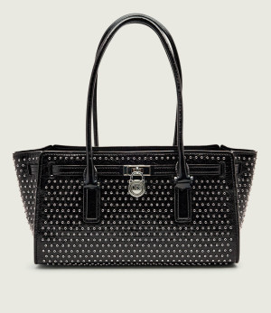 Michael Kors Skórzany kuferek Hamilton Moderne