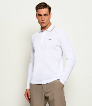 BOSS GREEN Polo Plisy | Regular Fit