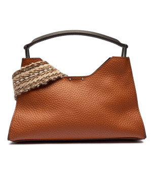 GIANNI CHIARINI Skórzany kuferek + saszetka Aurora