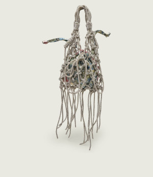 Kurt Geiger Torebka na ramię 2w1 MINI MACRAME CRYSTAL
