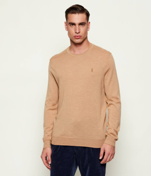 POLO RALPH LAUREN Wełniany sweter | Slim Fit