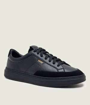 BOSS BLACK Skórzane sneakersy Kieran_Tenn_sdtbal | zamsz