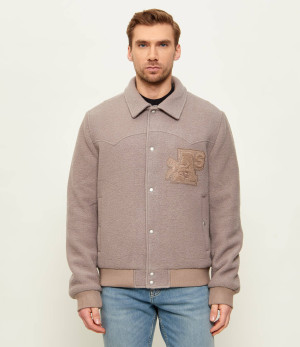 AllSaints Wełniana kurtka ROYCE | Relaxed fit