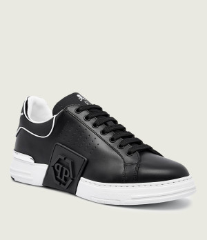 Philipp Plein Skórzane sneakersy Hexagon AABS
