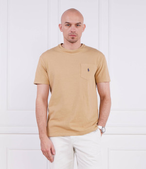 POLO RALPH LAUREN T-shirt | Regular Fit | z dodatkiem lnu