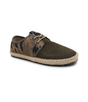 Pepe Jeans London Tenisówki TOURIST CLAIC CAMO | z dodatkiem skóry