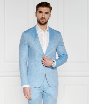 Joop! Lniana marynarka Hoverest | Slim Fit