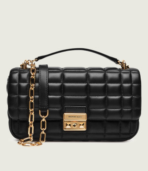 Michael Kors Skórzana torebka na ramię Tribeca