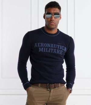 Aeronautica Militare Wełniany sweter | Regular Fit