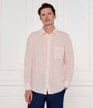 BOSS ORANGE Lniana koszula Relegant_6 | Regular Fit