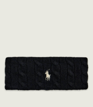 POLO RALPH LAUREN Wełniana opaska | z dodatkiem kaszmiru