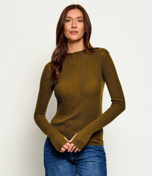 Pinko Wełniany półgolf Muggito | Slim Fit