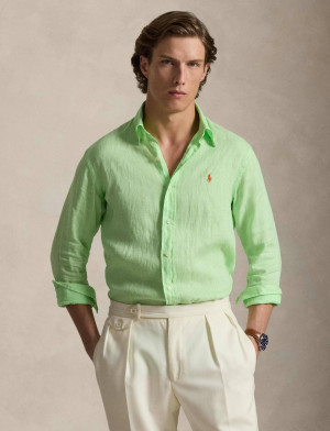 POLO RALPH LAUREN Lniana koszula | Custom fit