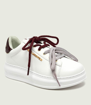 Karl Lagerfeld Skórzane sneakersy Kapri Double Tie