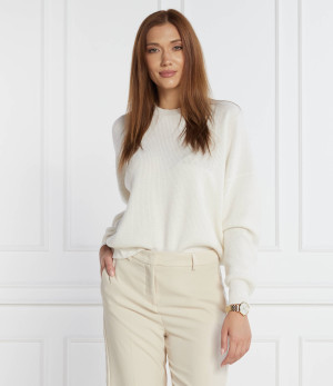 Peserico Wełniany sweter | Regular Fit | z dodatkiem jedwabiu