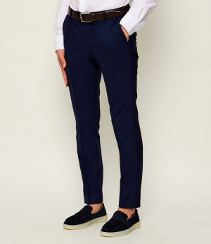 Joop! Wełniane spodnie | Slim Fit