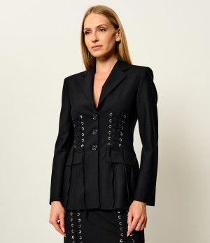 Pinko Marynarka Hummer | Slim Fit | z dodatkiem wełny