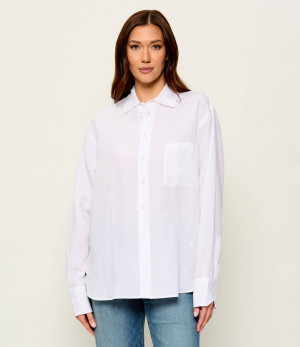 BOSS BLACK Koszula Saturday_1 | Relaxed fit | z dodatkiem lnu