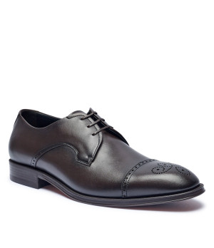 BOSS BLACK Skórzane derby Derrek