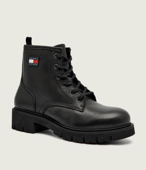 Tommy Jeans Skórzane botki