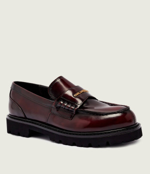Karl Lagerfeld Skórzane loafersy Lowell