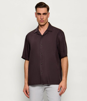 BOSS BLACK Lniana koszula P-LARS-CAMP-262 | Relaxed fit | stretch