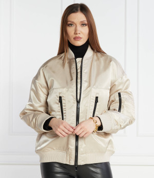 Pinko Satynowa kurtka bomber | Regular Fit