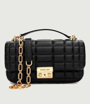 Michael Kors Skórzana torebka na ramię Tribeca