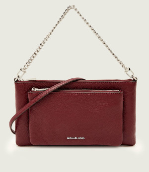 Michael Kors Skórzana torebka na ramię Jet Set