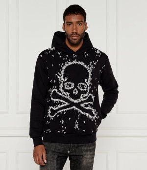 Philipp Plein Bluza Skull&Bones | Regular Fit