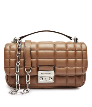 Michael Kors Skórzana torebka na ramię Tribecca