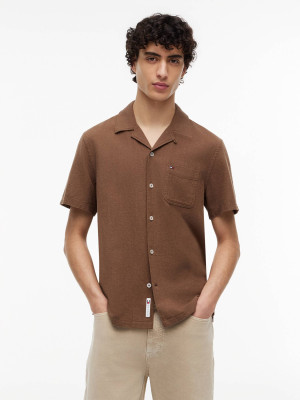 Tommy Jeans Lniana koszula | Regular Fit
