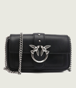 Pinko Skórzana torebka na ramię LOVE ONE POCKET C