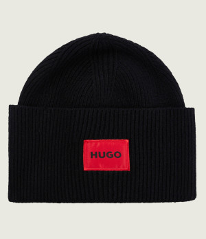 HUGO Wełniana czapka Xaff 6