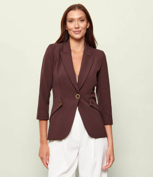 Elisabetta Franchi Żakiet | Slim Fit