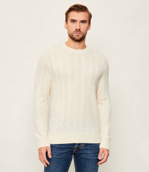 BOSS BLACK Wełniany sweter H-Hetico | Regular Fit | z dodatkiem kaszmiru