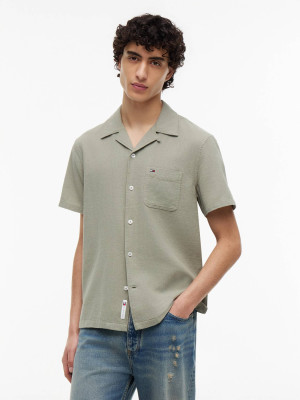 Tommy Jeans Lniana koszula | Regular Fit