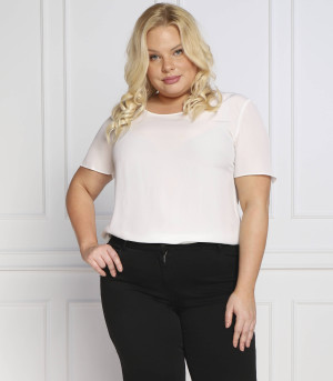 Persona by Marina Rinaldi Bluzka BELLA pluse size | Regular Fit | z dodatkiem jedwabiu