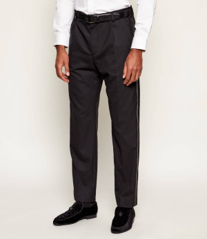 HUGO Spodnie Teagan254E1X | Modern fit | z dodatkiem wełny