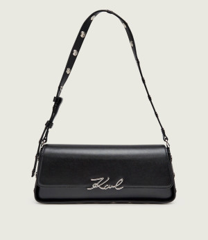 Karl Lagerfeld Skórzana torebka na ramię K/Signature