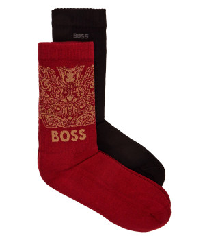BOSS BLACK Skarpety 2-pack 2P QS Rib LNY CC