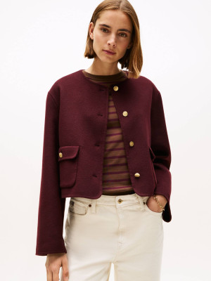 Tommy Hilfiger Wełniana kurtka | Regular Fit