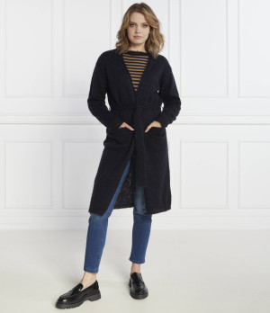 MM Wełniany kardigan gabon | Regular Fit