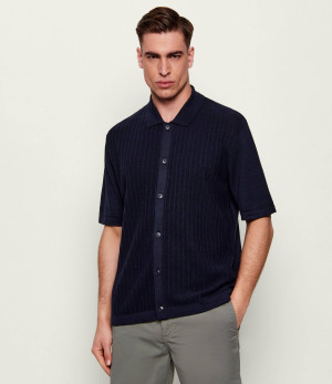 BOSS ORANGE Lniana koszula Amicino | Regular Fit