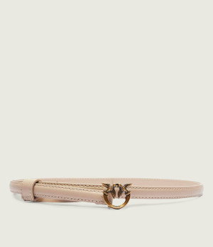 Pinko Skórzany pasek Love Berry